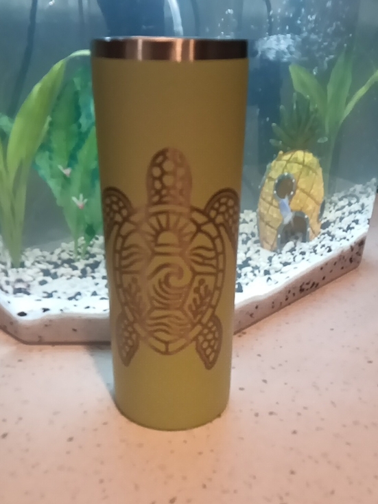Bluemoon906 Designs Other - Bluemoon906 Designs & Engraved By Us. Unbreakable Skinny Tumbler W/ Straw, Brush